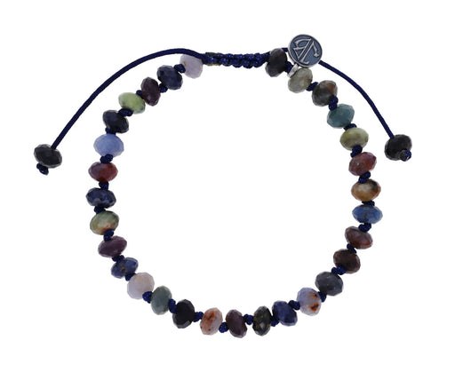 Multicolor Sapphire  Beaded Bracelet