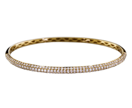 Three Row Micro-Diamond Pavé Bracelet - TWISTonline