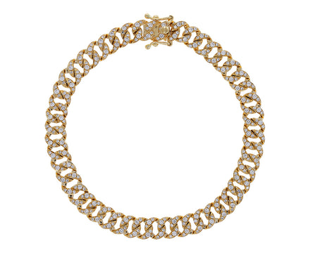 Small Diamond Havana Chain Bracelet