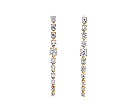 Anita Ko Short Diamond Rope Earrings