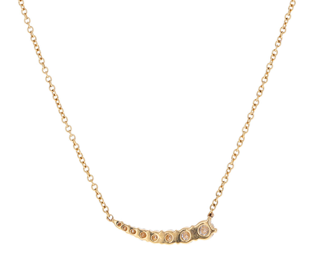 Anita Ko Small Graduated Diamond Necklace Back