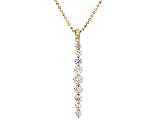 Anita Ko Yellow Gold Diamond Twiggy Necklace