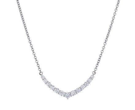 Anita Ko Diamond 'V' Necklace