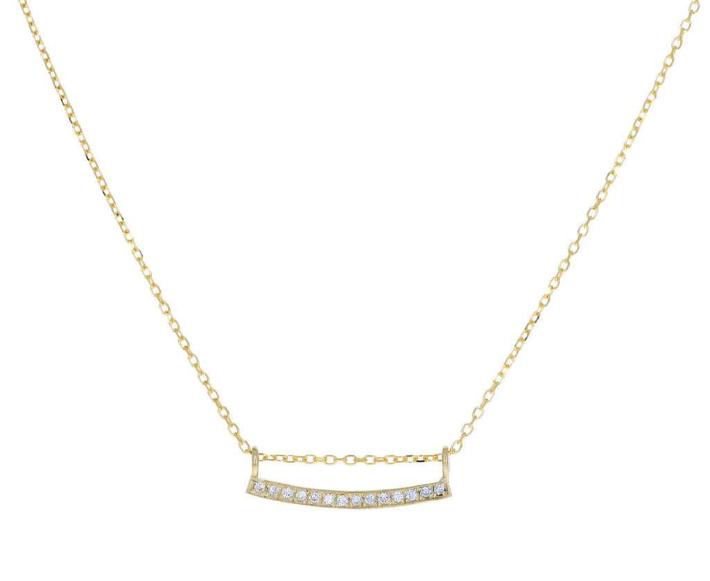 Diamond Bar Necklace
