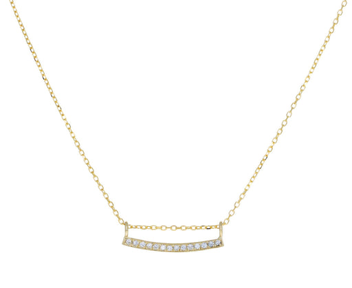 Diamond Bar Necklace
