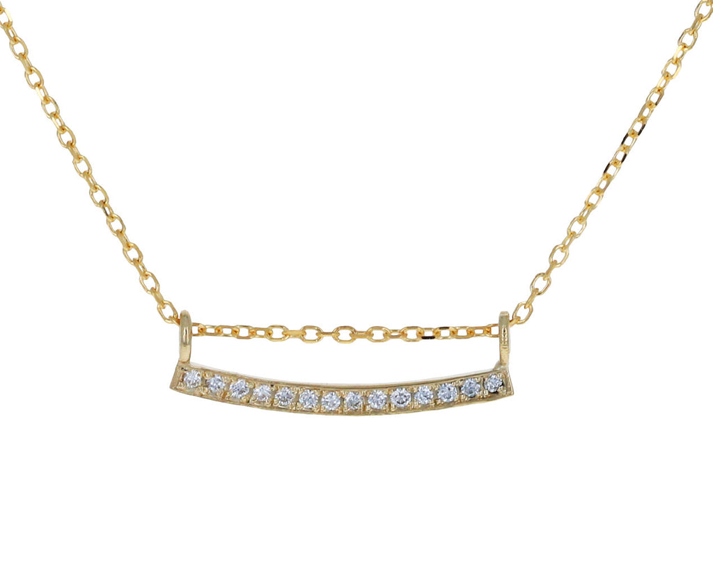 Diamond Bar Necklace