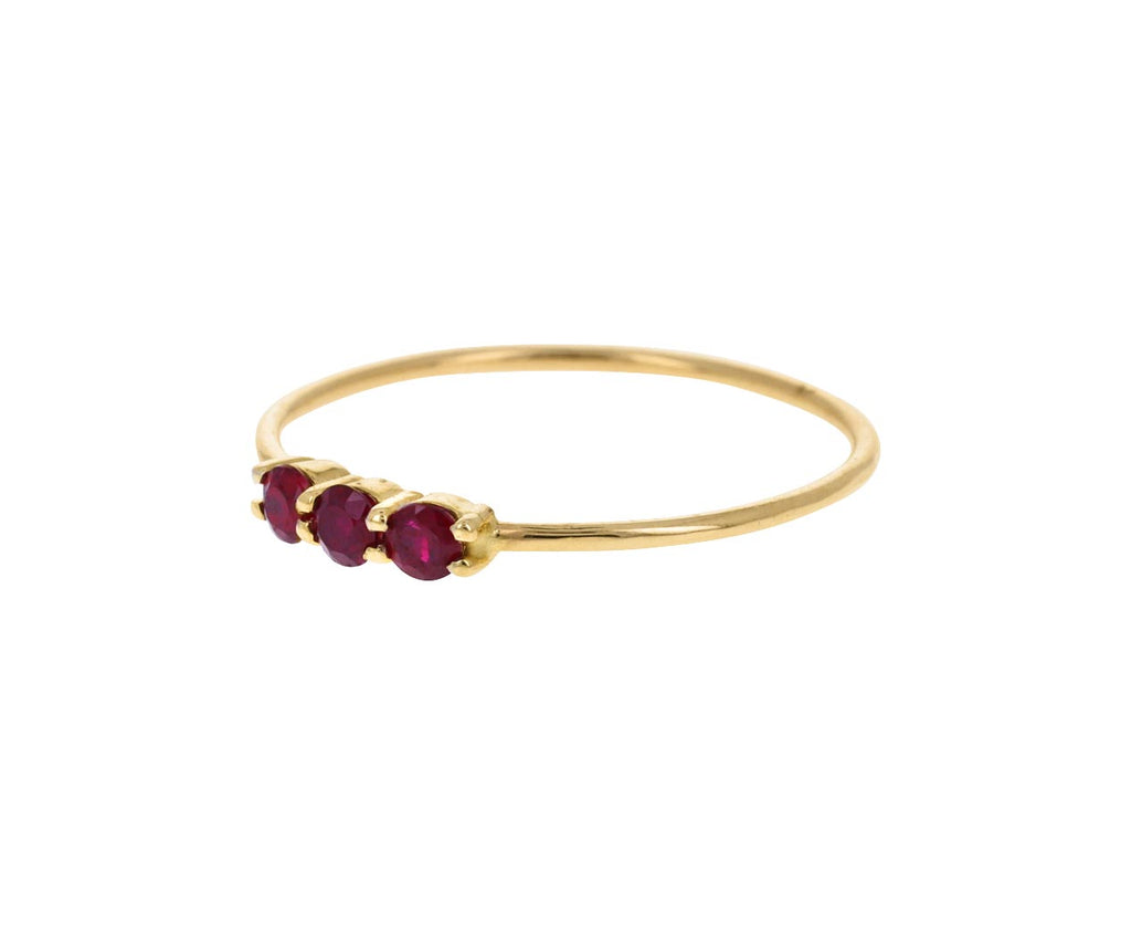 Triple Ruby Ring