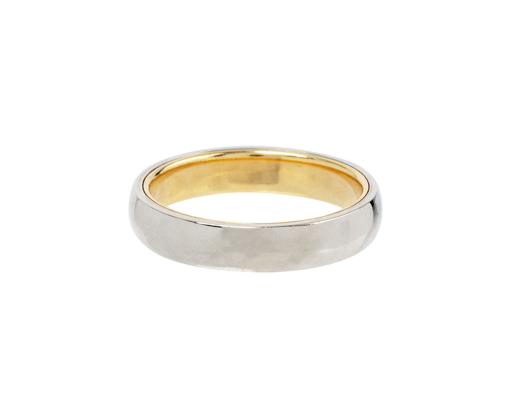 Men's High Polish Lower Dome Band