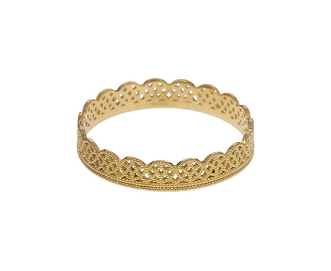 Gold Thin Lace Band - TWISTonline