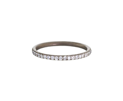 White Gold Diamond Eternity Band - TWISTonline 