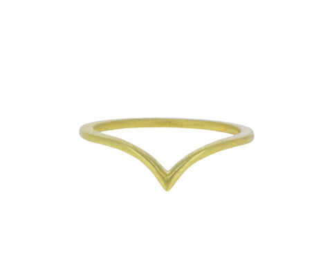 Yellow Gold Universal V Shape Band