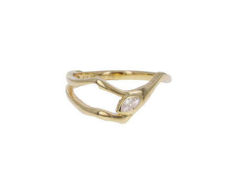 Marquise Diamond Kintsugi Ring - TWISTonline
