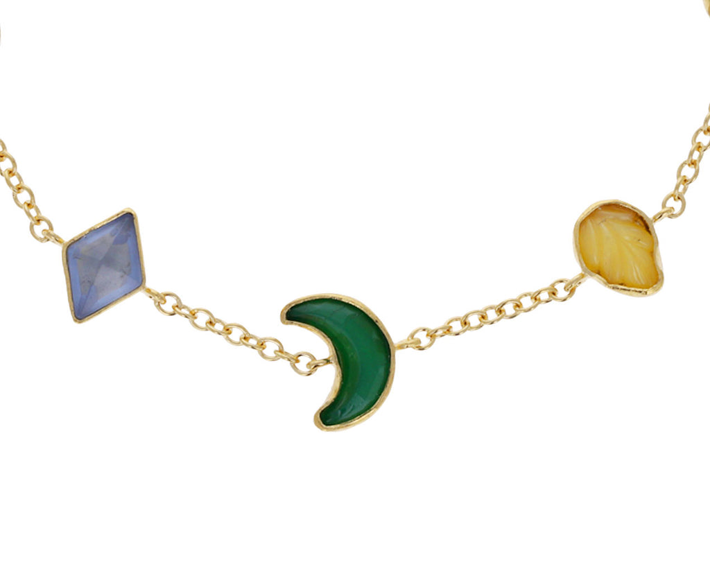 Rainbow Vintage Charm Bracelet