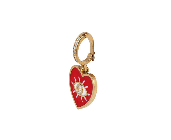 Have A Heart x Muse kWIT Red Enamel Amour du Soleil Heart Charm Only