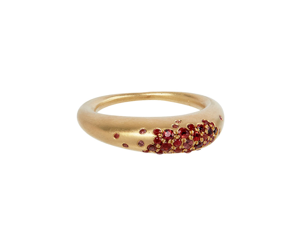 Nada Ghazal Orange Sapphire Small Urban Color Ring