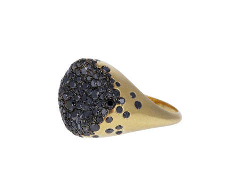 Black Diamond Baby Malak Round Bonbon Ring