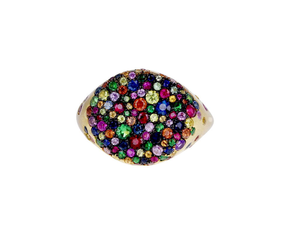 Rainbow Sapphire Baby Malak Bonbon Ring