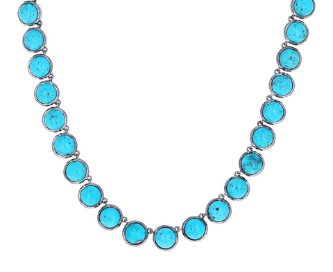 Turquoise Riviere Dot Necklace - TWISTonline