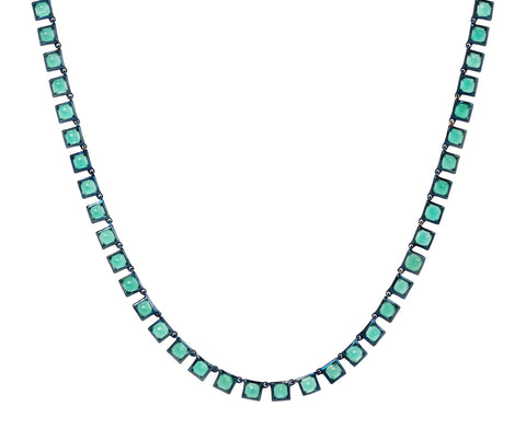 Green Onyx Riviere Necklace