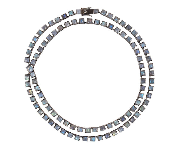 Nak Armstrong Nakard Labradorite Opera Tile Mosaic Necklace