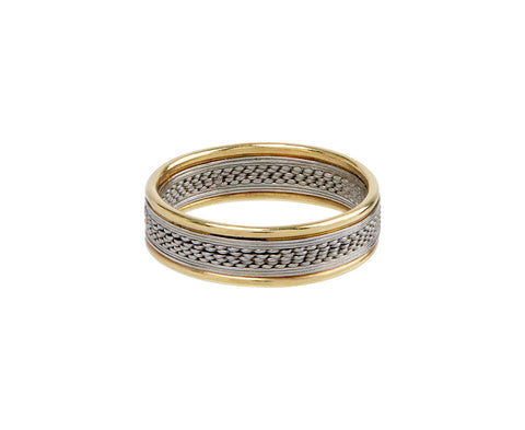 Nikolle Radi Platinum and Gold Band