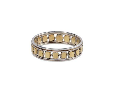 Men's Flow H Band with Gold Squares