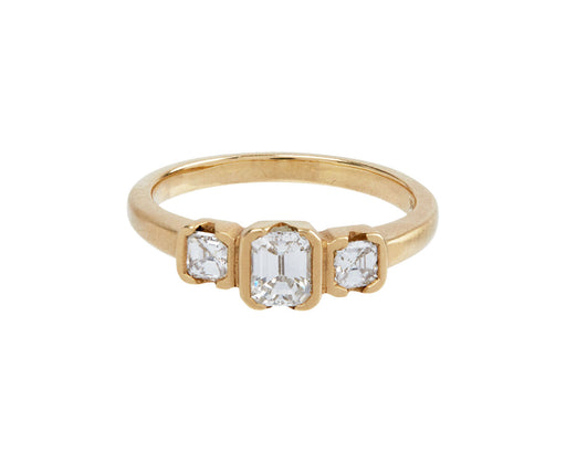 Rebecca Overmann Triple Diamond Ravine Ring
