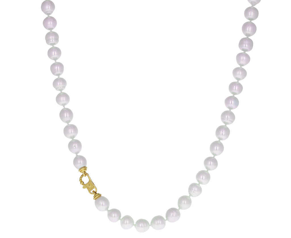 South Sea Pearl Fibula Clasp Necklace