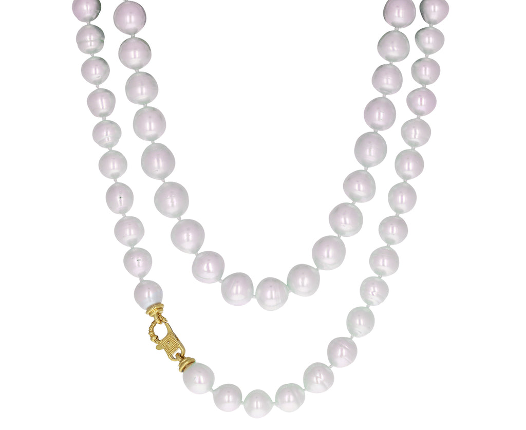 South Sea Pearl Fibula Clasp Necklace