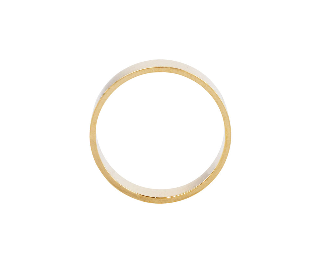 Polished Gold Men's Wedding Band