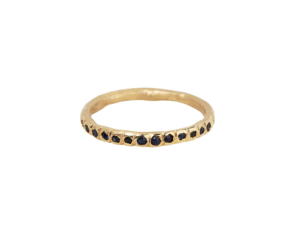 Ruth Tomlinson Sapphire Eternity Band Side