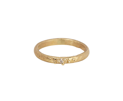 Ruth Tomlinson Gold Half Round Diamond Band