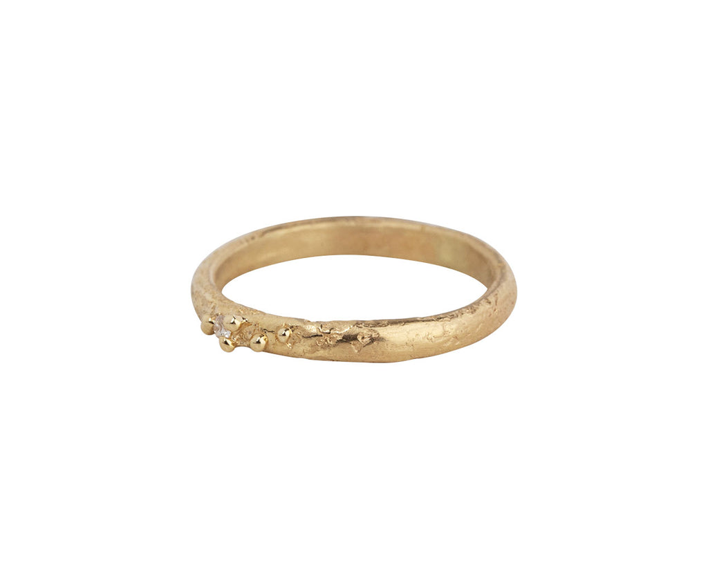 Ruth Tomlinson Gold Half Round Diamond Band