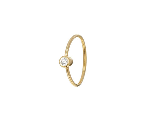 Small Diamond SINGLE Hoop Earring - TWISTonline