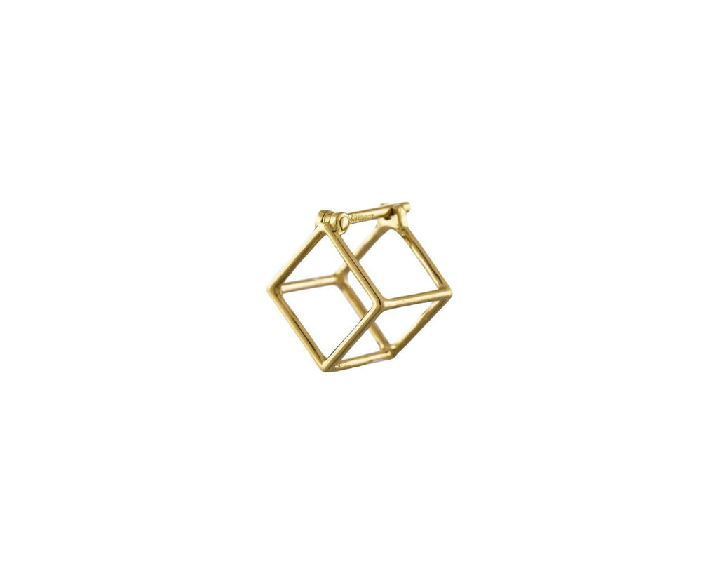 Extra Small Open Cube SINGLE EARRING - TWISTonline