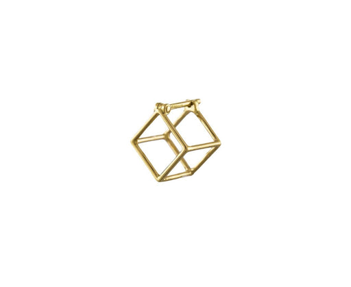 Extra Small Open Cube SINGLE EARRING - TWISTonline
