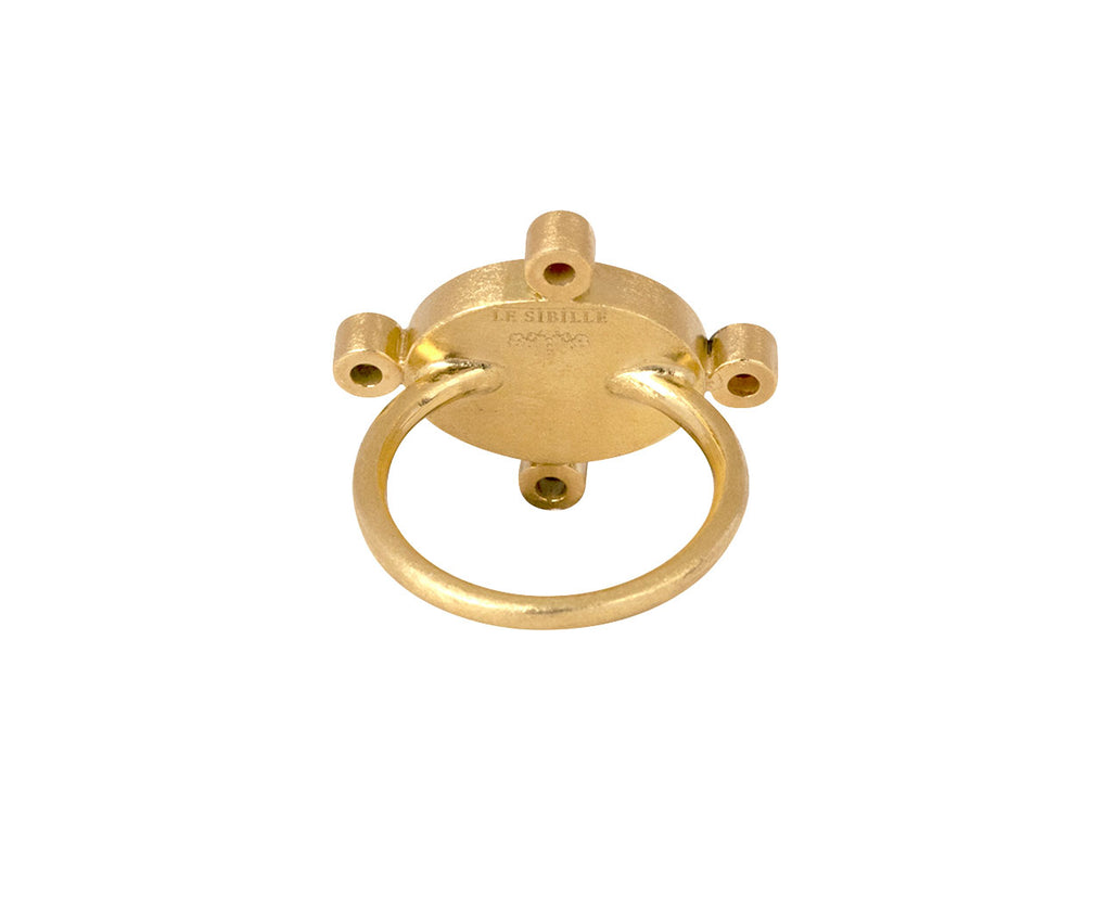 Le Sibille Micromosaic Beetle Ring Back