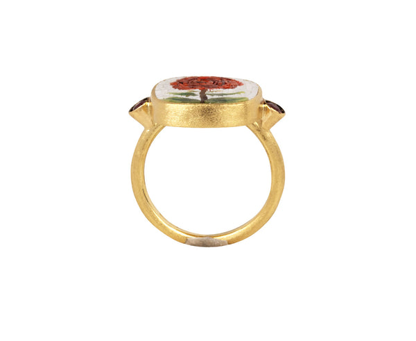 Le Sibille Micromosaic Rose Ring