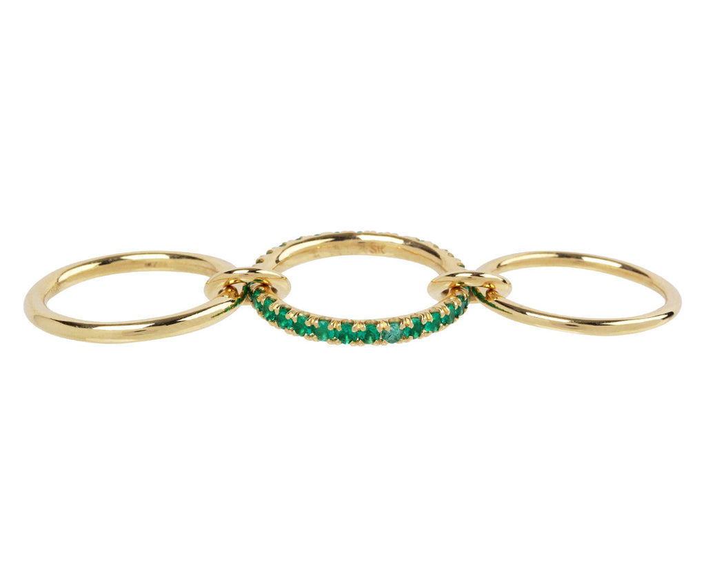 Spinelli Kilcollin Emerald Petunia Ring Open