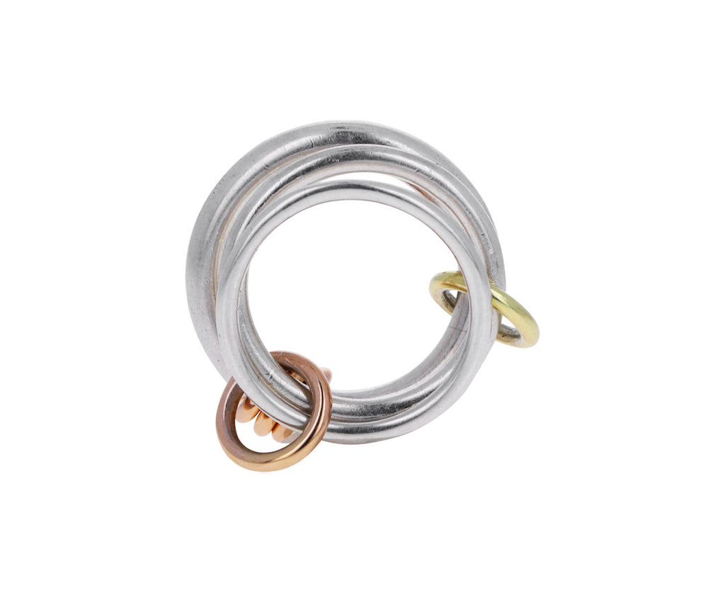 Triple Silver and Gold Orion Ring