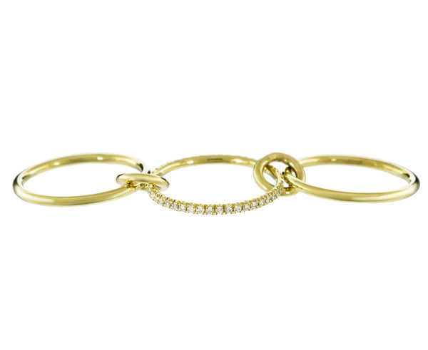 ◆spinelli kilcollin 23AW◆Sonny 18K◆ダイヤモンド◆リング◆ SPINELLI KILCOLLIN Sonny set of three 18-karat gold diamond