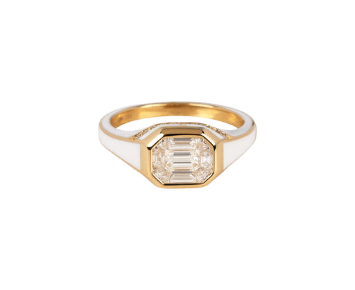 State Property Diamond Cabot Bone White Ring