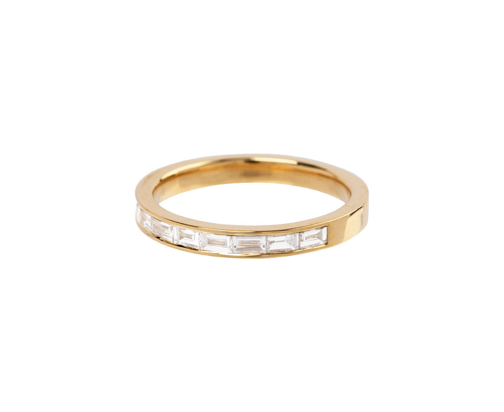 Oxford Baguette Diamond Half Eternity Band