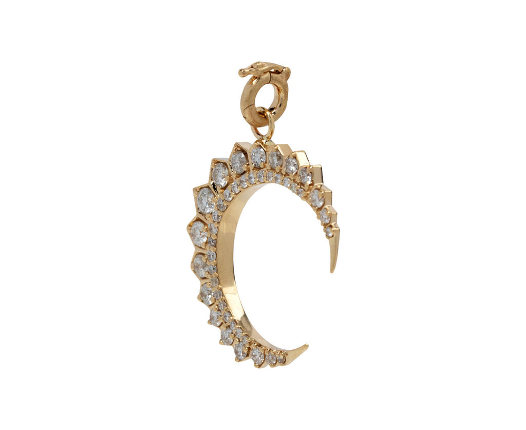 Storrow Diamond Crescent Estelle Charm ONLY Side View