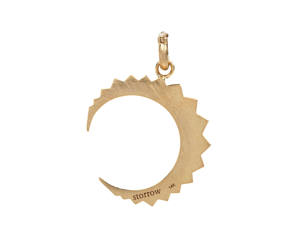 Storrow Diamond Crescent Estelle Charm ONLY Back