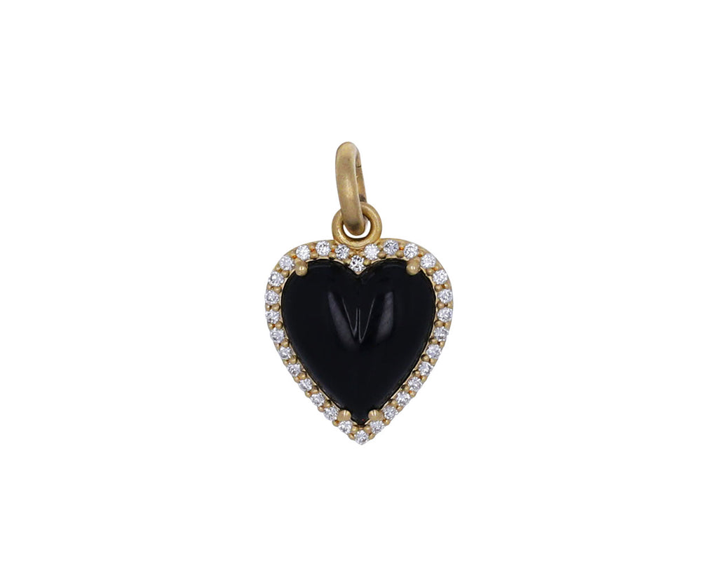 Onyx Diamond Alana Heart Charm ONLY