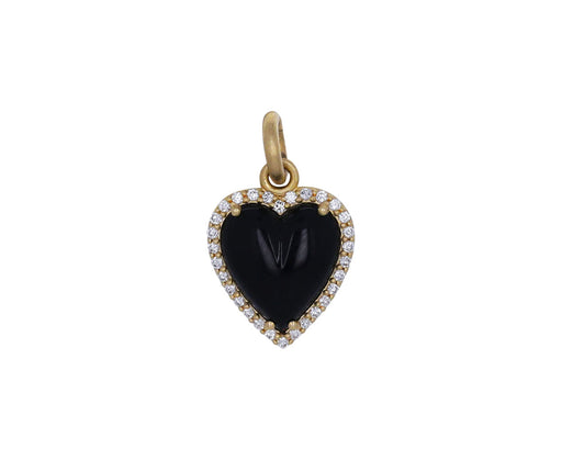 Onyx Diamond Alana Heart Charm ONLY