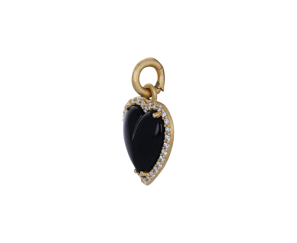 Onyx Diamond Alana Heart Charm ONLY