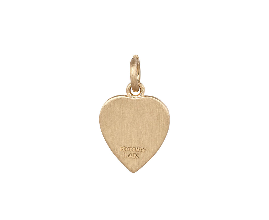 Pink Opal Diamond Alana Heart Charm ONLY