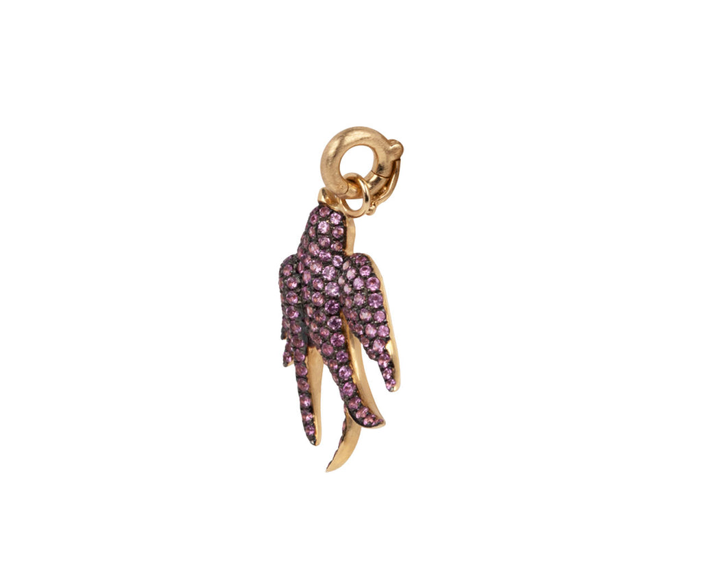 Storrow Pink Sapphire Birdie Charm ONLY Side View